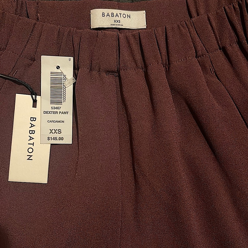 XXS BABATON PLUM DRESS PANT